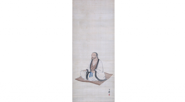 比喜多宇隆《売茶翁像》（全図）佐賀県立博物館蔵