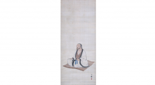 比喜多宇隆《売茶翁像》（全図）佐賀県立博物館蔵