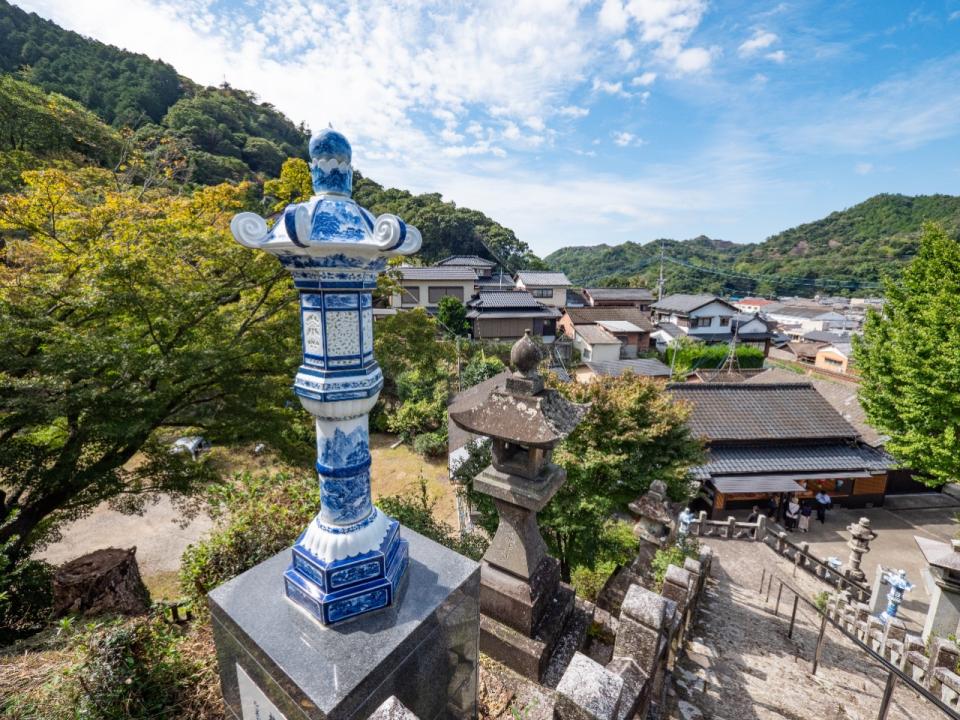 写真：陶山神社からの眺め