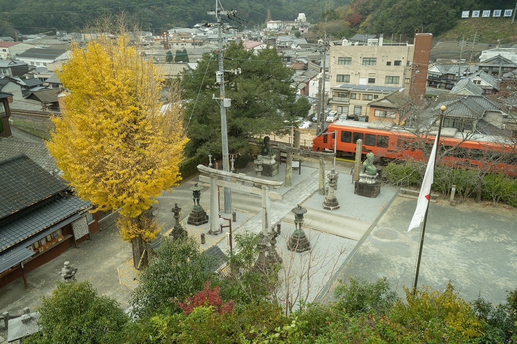 写真：陶山神社の上から見た景色