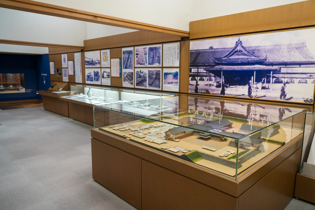 写真：佐賀城に関する展示の様子