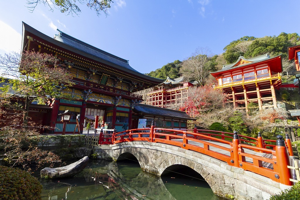 写真：祐徳稲荷神社内の橋の様子
