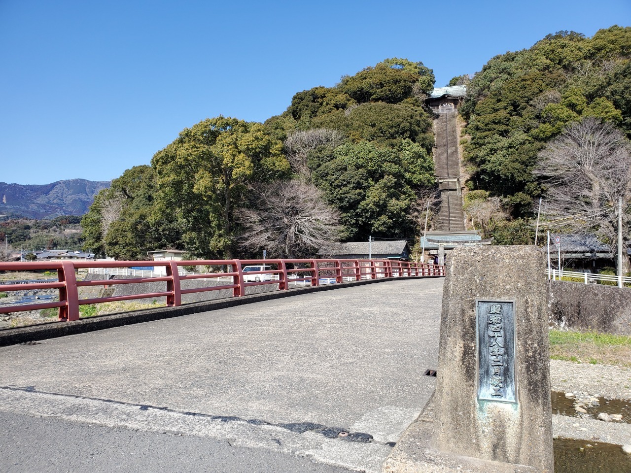写真：須賀神社までの道のり