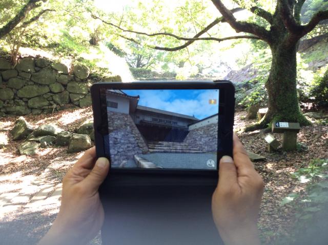 画像:名護屋城跡　バーチャル体験の写真