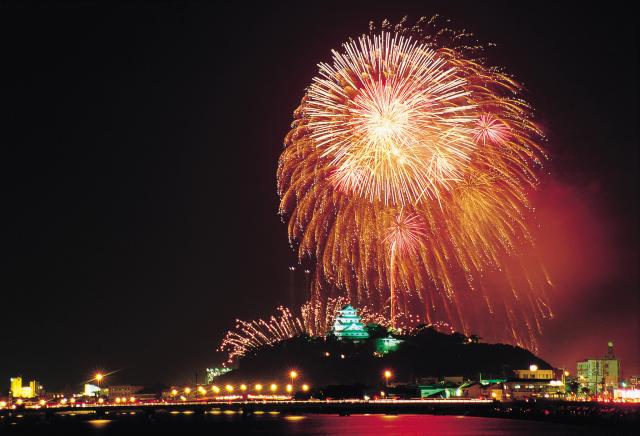 画像:唐津の花火の写真