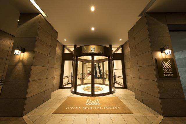写真：ホテルマリターレ創世のエントランス